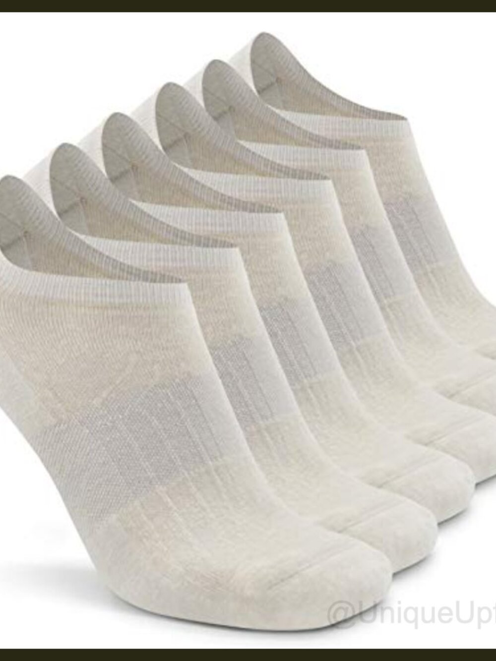 Merino Wool Blend No Show Running Socks Non-Slip Grips Thin